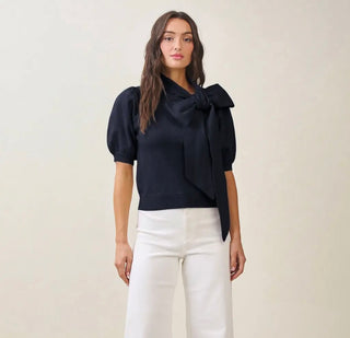 Colette Bow Knit Top