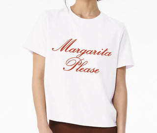 Margarita Please Garment Dye Crop Tee