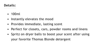 Joshua Tree Linen & Room Spray by Thomas Blonde