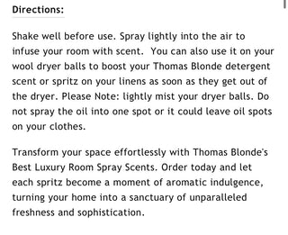 Joshua Tree Linen & Room Spray by Thomas Blonde