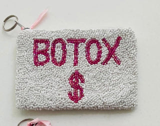 Hand-beaded Coin Purse - Botox Money