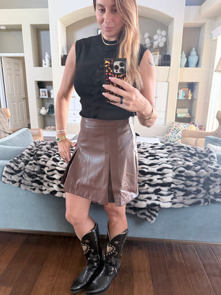 Lola Pleated Knit Top