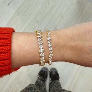 Pamela Tennis Bracelet: Gold / 6mm