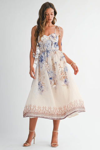 Giardino Chiffon Midi Dress