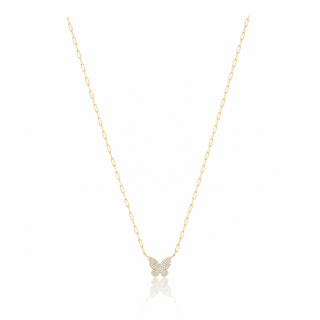 Bree Pave Butterfly Necklace