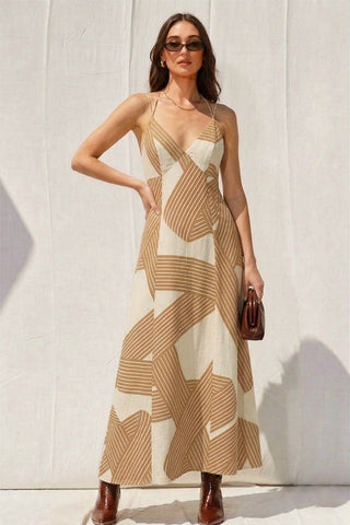Ella Open Back Maxi Dress