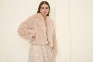 Blush Haven Faux Fur Coat