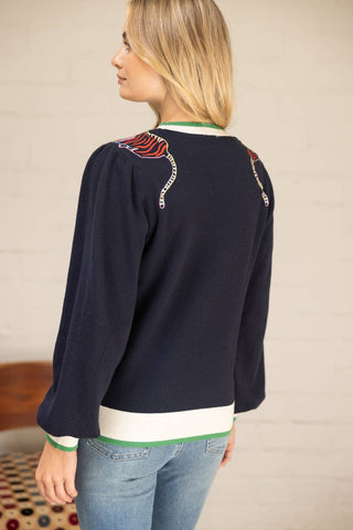 Tigre Lumière Embroidered Sweater