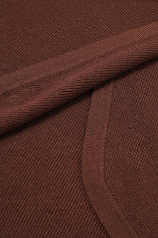 Knit Overlay Long Sleeve Top