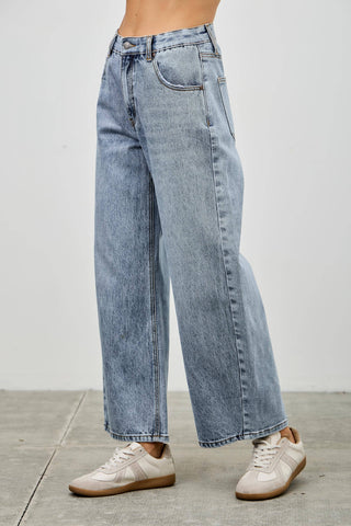 Low Curve High Rise Barrel Jeans