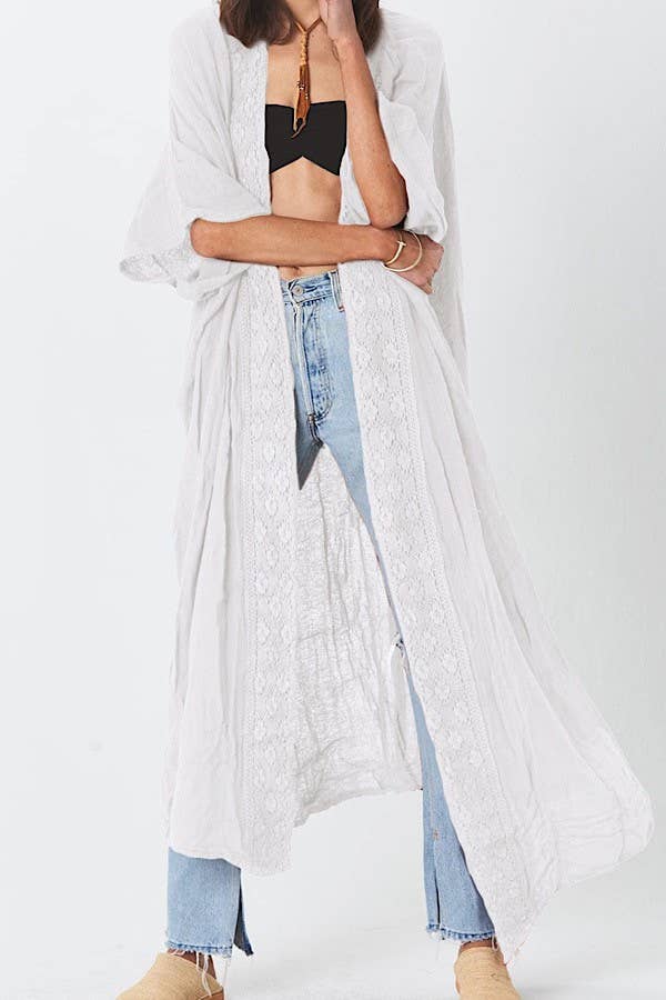 White Sands Lace Beach Cover-up