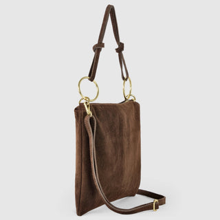 Italian Suede Leather Shoulder Bag