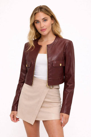The Prescott Faux Leather Jacket
