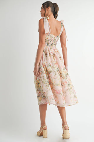 Florentine Bloom Midi Dress