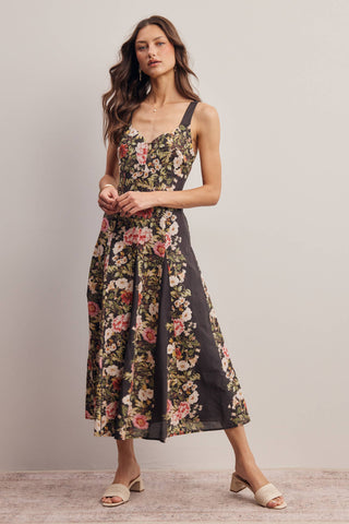 Villa Flora Midi Dress