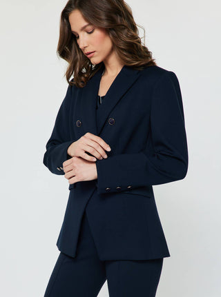 Kyomi Notch Collar Double Breasted Jacket