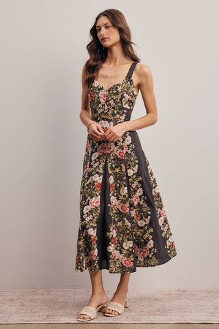 Villa Flora Midi Dress