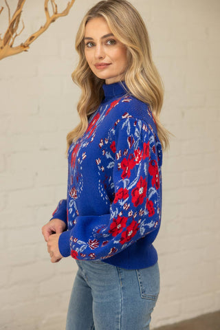 Winter Bloom Sweater