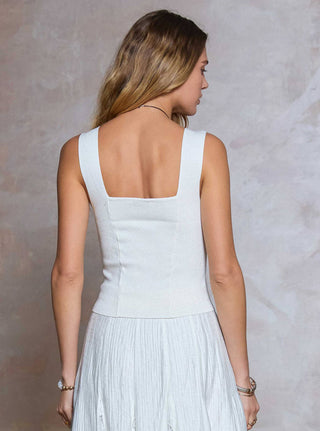 Sweetheart Sweater Tank Top