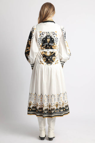 Wild Hearts Shirt Dress – full length view – Into The Palms boutique