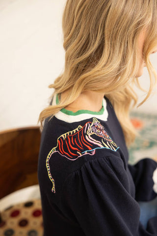 Tigre Lumière Embroidered Sweater