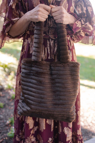 Blake Faux Fur Tote