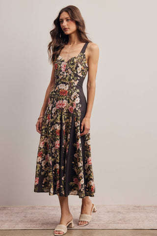 Villa Flora Midi Dress