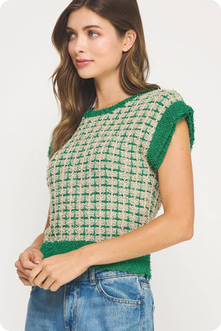 Heirloom Lattice Sweater Top