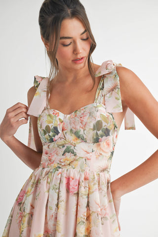 Florentine Bloom Midi Dress