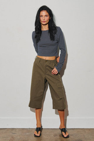 Lennon Cargo Bermuda | Olive