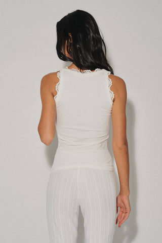 Lila Lace-Trim Tank