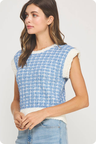 Heirloom Lattice Sweater Top