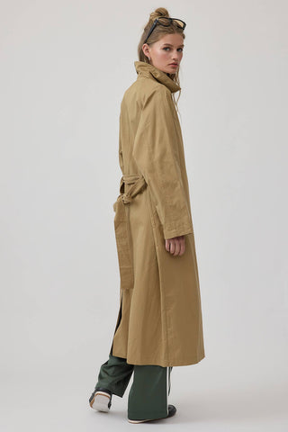 Classic Belted Long Trench Coat