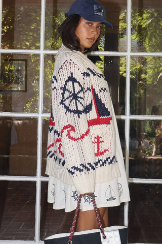 Sail Away With Me Knit Cardigan