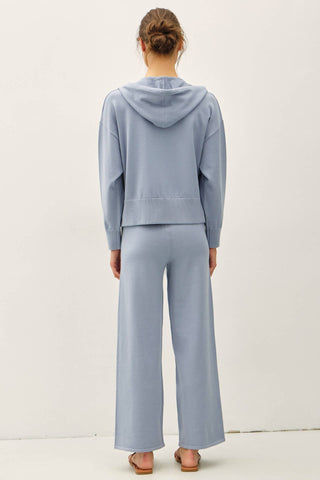 Mercer Ribbed Knit Hoodie Jacket