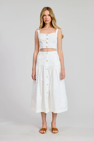 Côte Blanche Corset Top