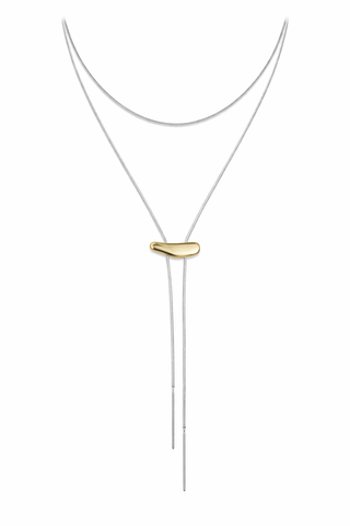 Two Tone Bolo Necklace