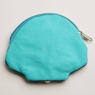 Seashell Beaded Coin Purse | Pearl Accent