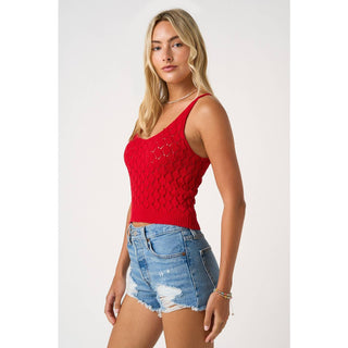 Marlowe Crochet Knit Top