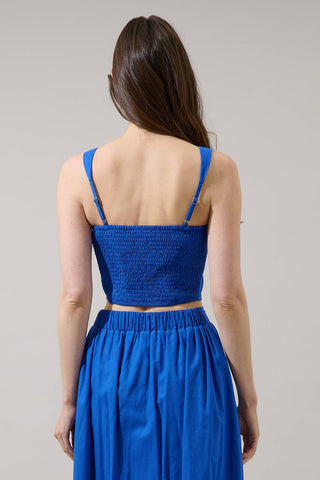Epsie Smocked Crop Top