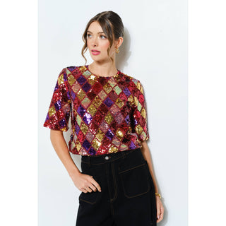 Marquee Sequin Top