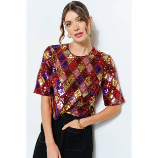 Marquee Sequin Top
