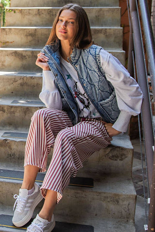 Sienna Stripe Cargo Pants