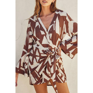 Found My Best Mini Wrap Dress