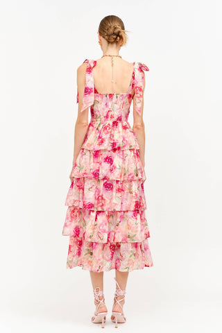 Jacquelyn Pink Floral Dress
