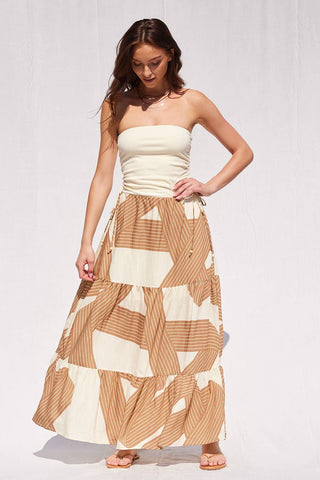 Amalfi Muse Strapless A-Line Dress