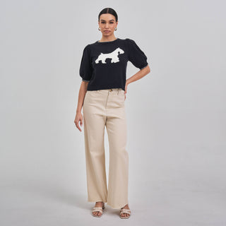 Morning Walk Whipstitch Dog Sweater