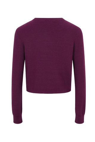 Knit Overlay Long Sleeve Top