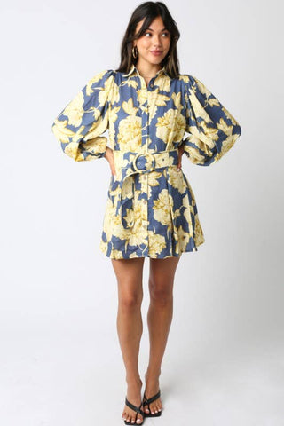 Eve Floral Belted Dress