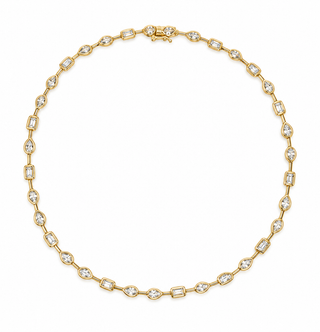 Serena Bezel Tennis Necklace